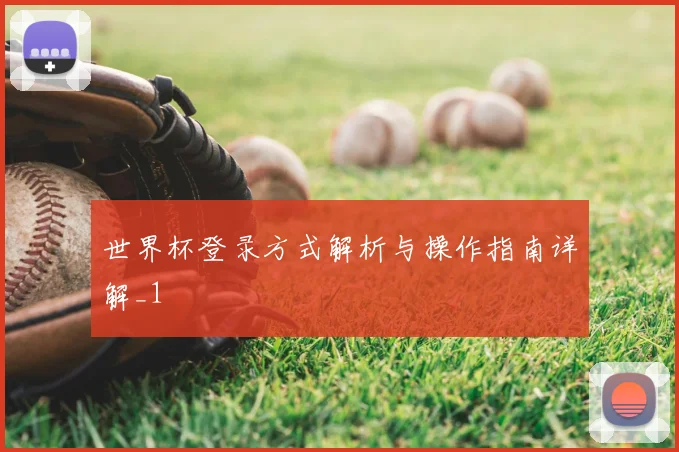 世界杯登录方式解析与操作指南详解_1